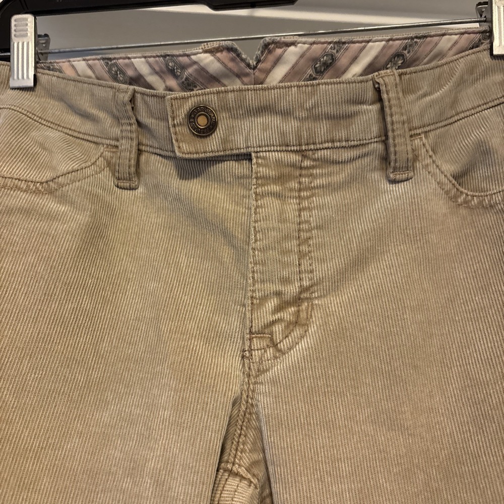 Vintage Gap Pants Women's 6R Tan Low Rise Bootcut Stretch Corduroy Y2K 2004 - Picture 2 of 10